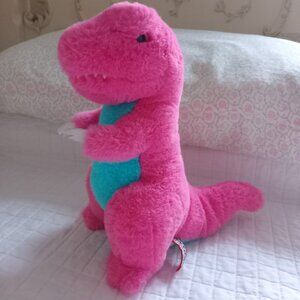 Pink Dino Douglas Plushie